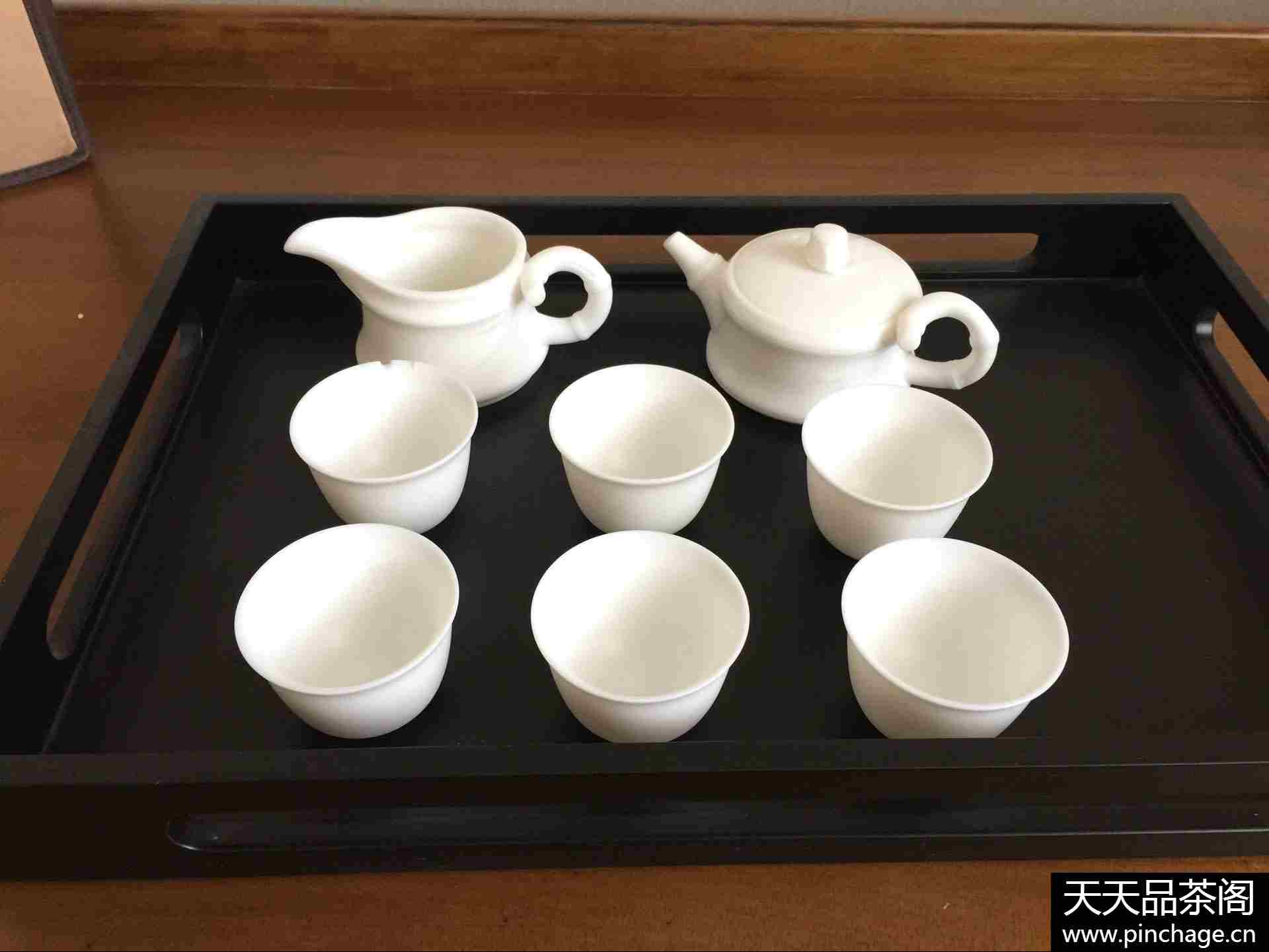 白瓷茶具套装家用简约现代中式