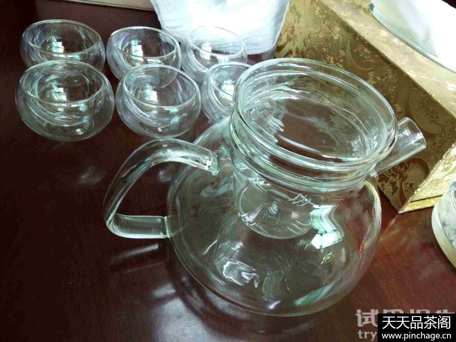 六人壶双层杯茶具套装