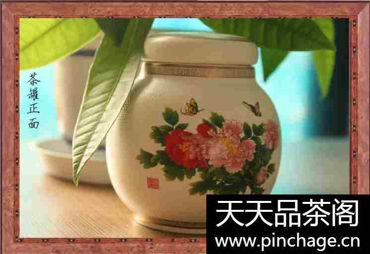 臻礼阁 彩花陶瓷茶叶罐