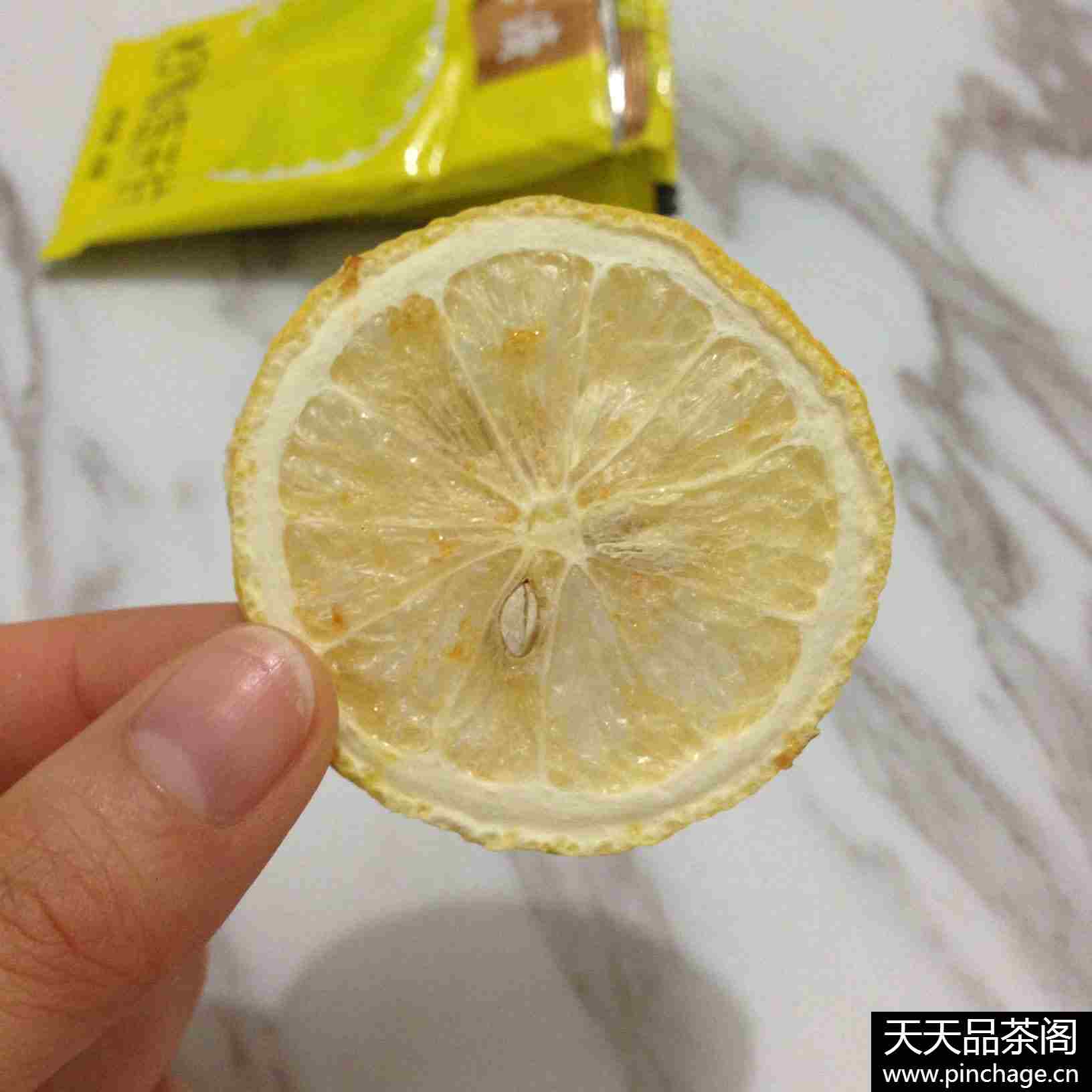 陈李济冻干柠檬片泡水
