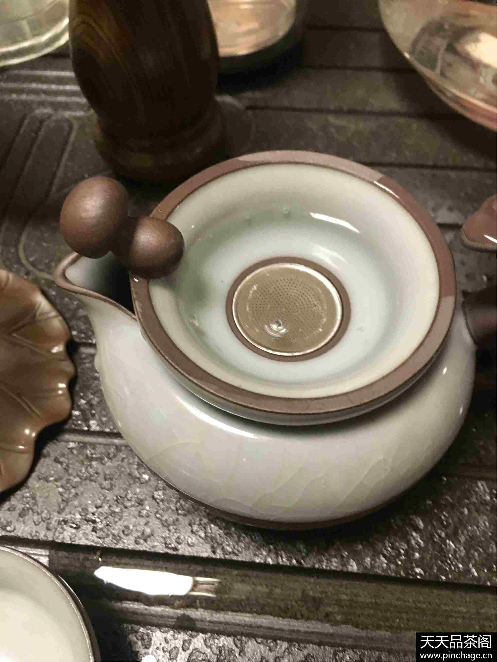 中式家用哥窑茶具套装