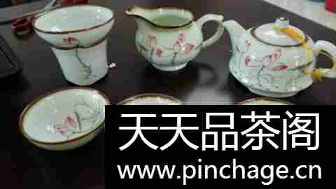 手绘陶瓷茶具办公室功夫茶具