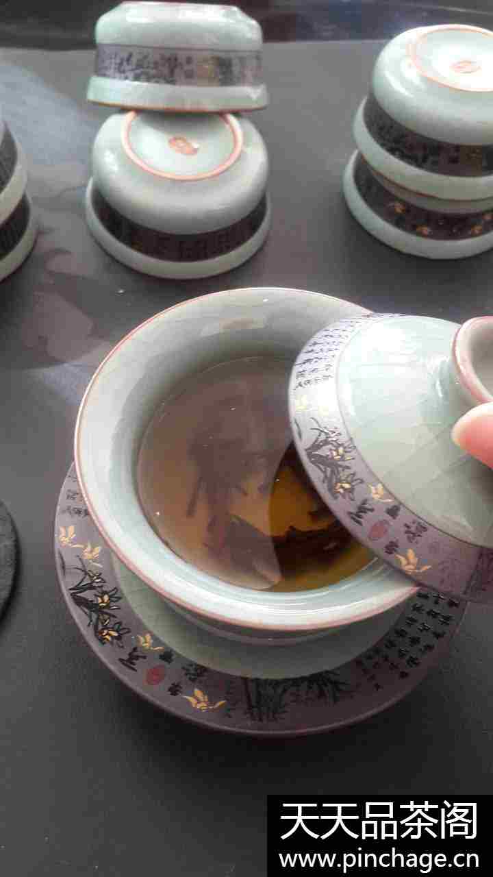 茶具套装 乌金石茶盘哥窑茶具