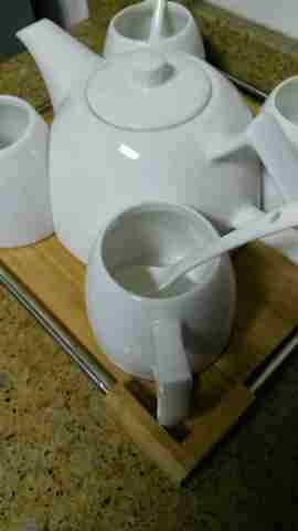 竹木陶瓷咖啡茶具