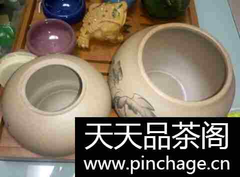 粗陶茶叶罐陶瓷密封储物罐