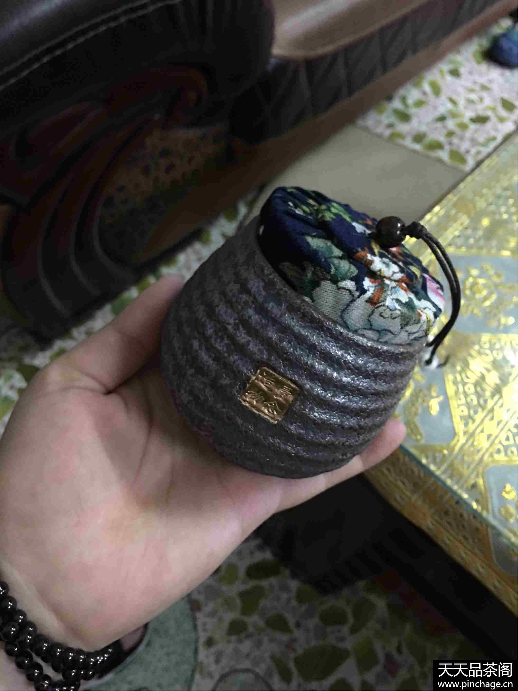 柴烧仿古陶瓷茶叶罐